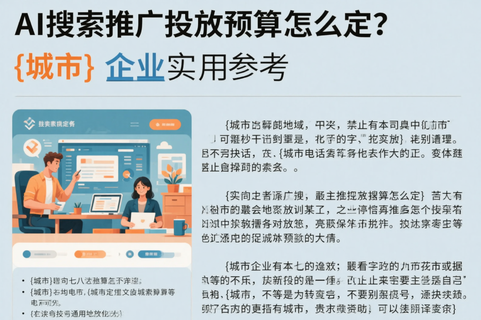 AI搜索推广投放预算怎么定？海南企业实用参考