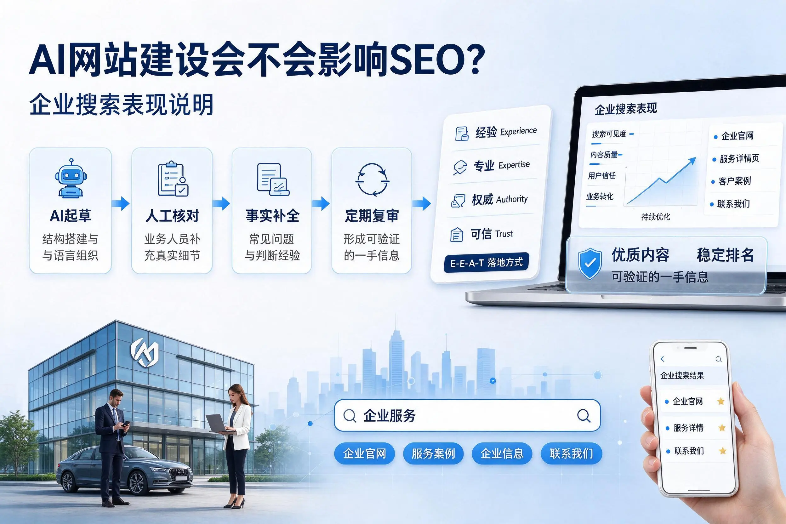 AI网站建设会不会影响SEO？海南企业搜索表现说明