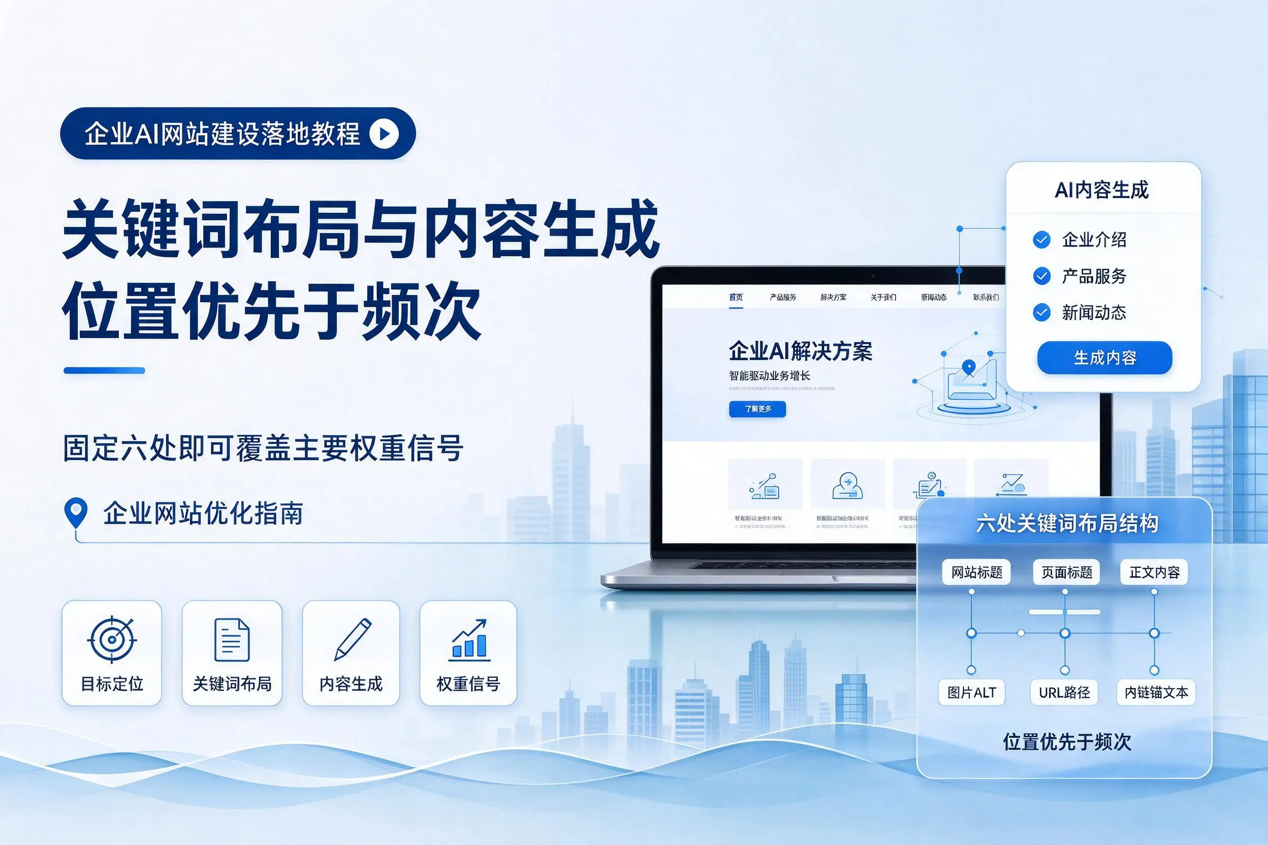 海南企业AI网站建设落地教程:关键词布局与内容生成